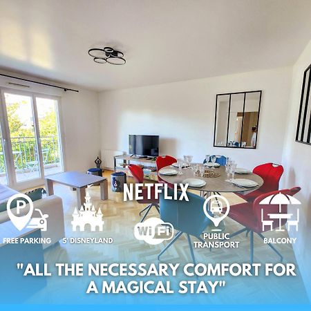 5' Disneyland Cozy Appartment Montevrain Ngoại thất bức ảnh